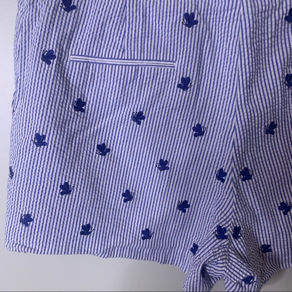 BROOKS BROTHERS Seersucker Embroidered Bee Shorts - Picture 9 of 15